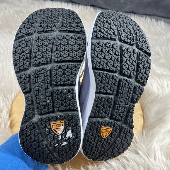 Hoka Bondi SR Shoes Womens Size 8.5 Solid White Running Work Sneakers Athletic - Picture 8 of 16